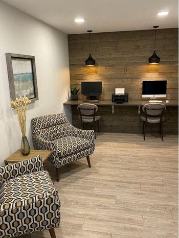 Business center with printing